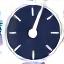 Clock icon with a gear and a person, symbolizing time and resource constraints.