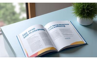 Open handbook titled 'SME Marketing Guide' with an Irish flag subtly in the background.