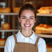 Smiling owner of a busy Cork bakery