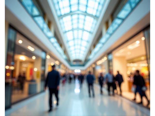 Dundrum Town Centre bustling with shoppers.