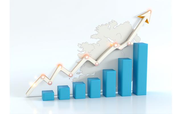 Graph showing potential advertising reach across Ireland